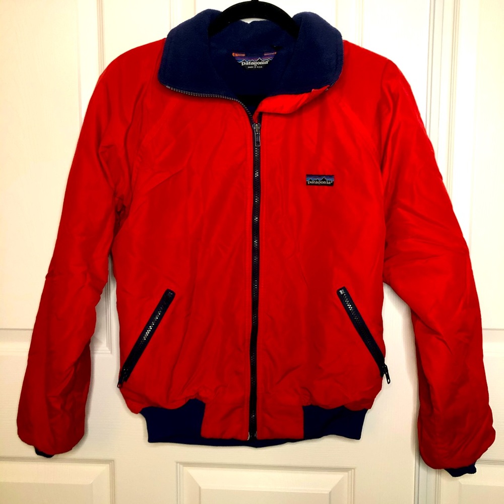 Vintage Patagonia Ski Jacket Red Size Sm
